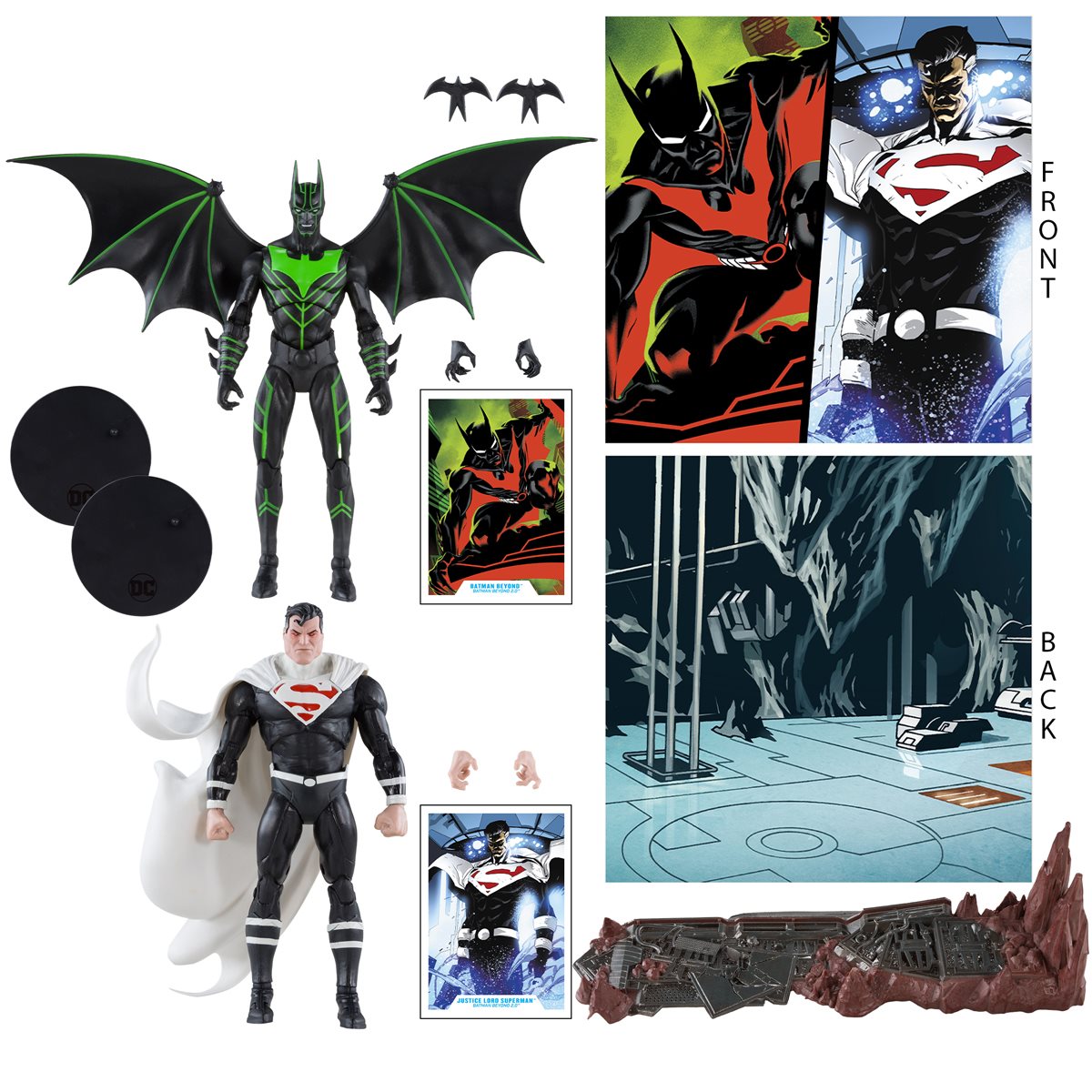 INSTOCK DC Multiverse Batman Beyond vs. Justice Lord Superman 7