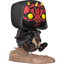 Load image into Gallery viewer, INSTOCK (Subpar) Star Wars: Episode I - The Phantom Menace Darth Maul on Bloodfin Speeder Deluxe Funko Pop! Ride #705