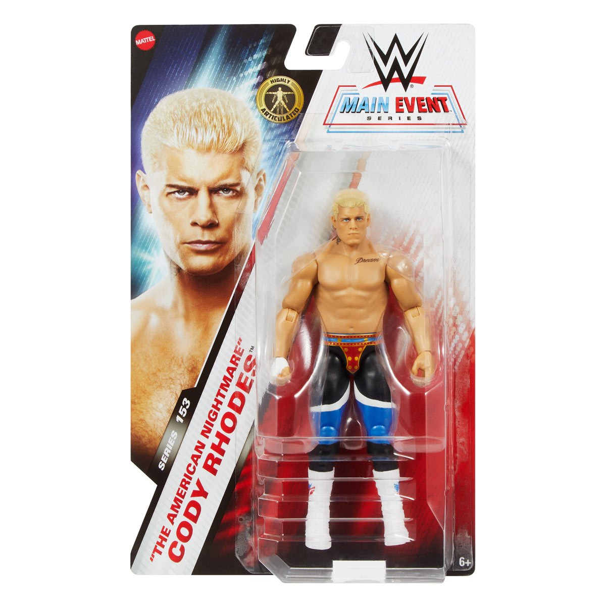INSTOCK WWE Main Event Series 153 Action Figure- CODY RHODES – Zed
