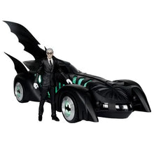Load image into Gallery viewer, INSTOCK DC Multiverse Batman Forever Batmobile Vehicle and Alfred Pennyworth 7-Inch Scale Action Figure