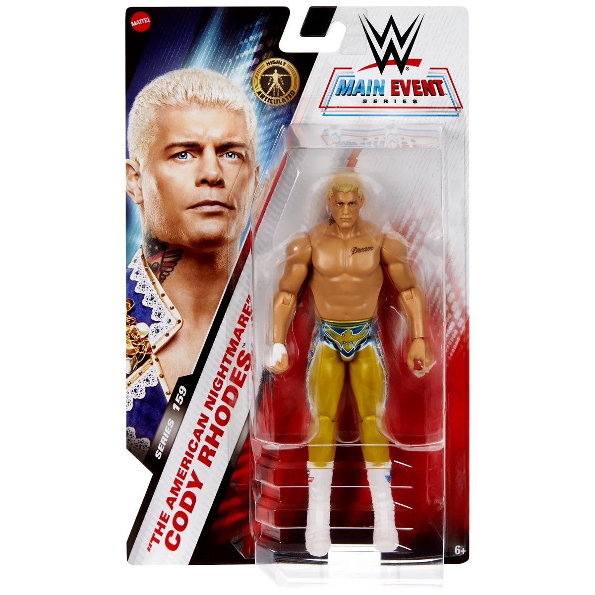 INSTOCK WWE Main Event Series Figure Series 159 - CODY RHODES