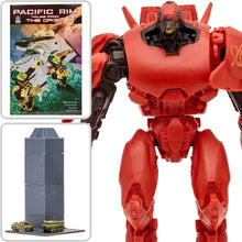 Load image into Gallery viewer, INSTOCK Pacific Rim Jaeger Wave 1 Crimson Typhoon 4-Inch Scale Action Figure with Comic Book