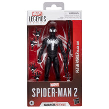Load image into Gallery viewer, INSTOCK Marvel Legends Series Gamerverse Peter Parker Black Suit Spider-Man Action Figure
