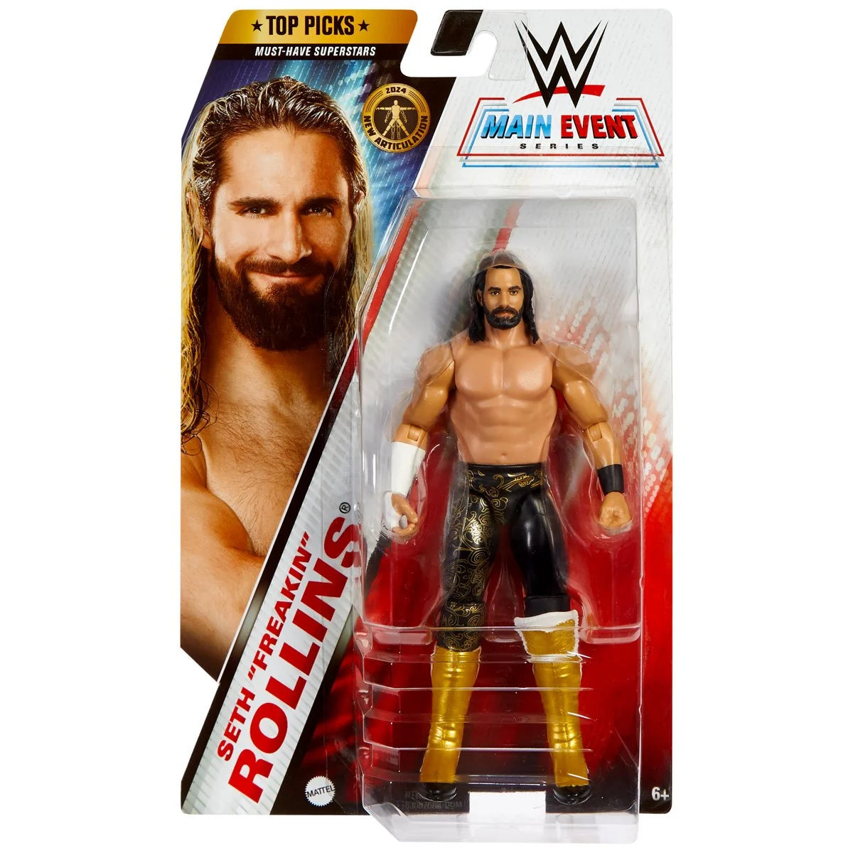INSTOCK WWE Main Event Series Top Picks 2024 Wave 4 Seth Rollins