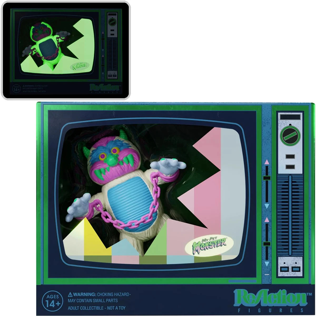 エラー品　my pet monster INSTOCK My Pet Monster (Pastel Glow-in-the-Dark) 3 3/4-Inch