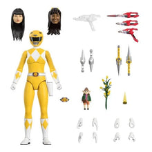 Load image into Gallery viewer, INSTOCK Power Rangers SUPER 7 Ultimates Mighty Morphin Yellow Ranger 7-Inch Action Figure