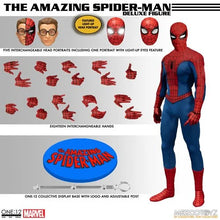 Load image into Gallery viewer, INSTOCK The Amazing Spider-Man One:12 Collective Deluxe Edition Action Figure by Mezco