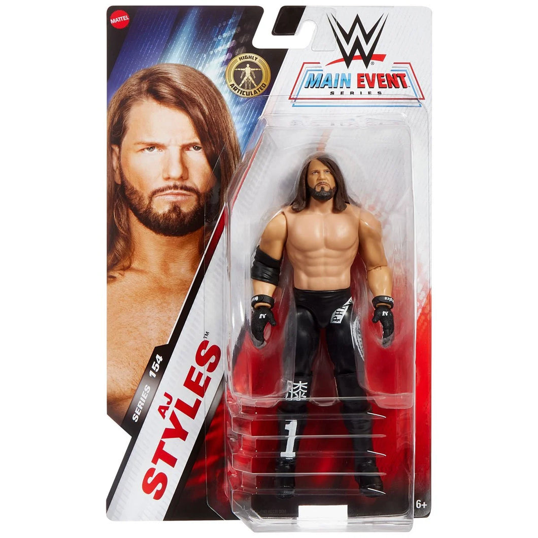 INSTOCK WWE Main Event Series 154 Action Figure - AJ STYLES