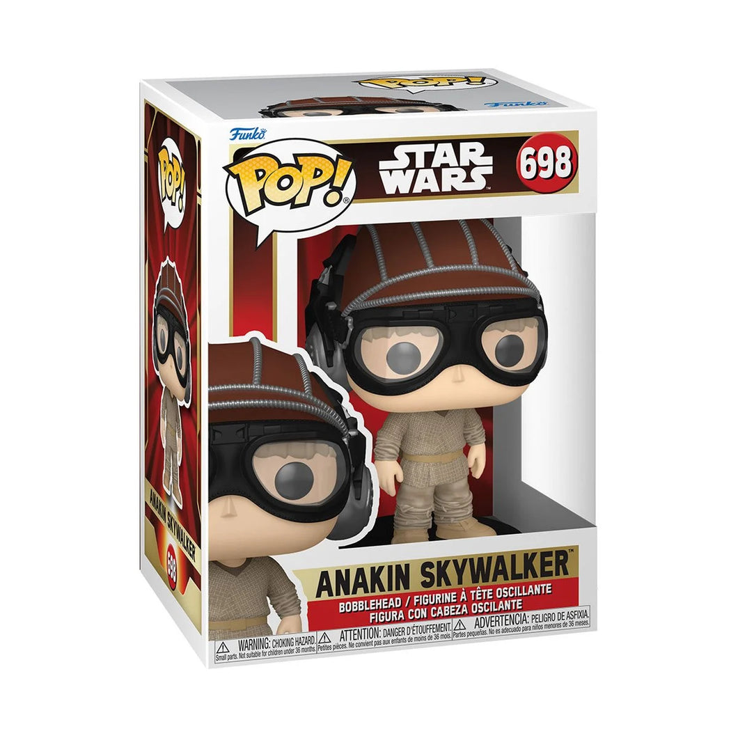 INSTOCK Star Wars: Episode I - The Phantom Menace Anakin Skywalker with Helmet Funko Pop! Vinyl Figure #698