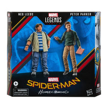 Load image into Gallery viewer, INSTOCK Spider-Man Homecoming Marvel Legends Ned Leeds and Peter Parker 6-inch Action Figure 2-Pack
