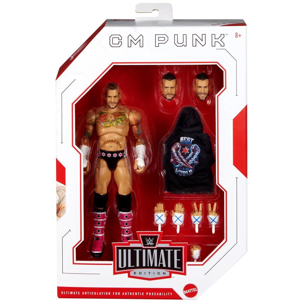 INSTOCK WWE Ultimate Edition Wave 27 Action Figure - CM PUNK