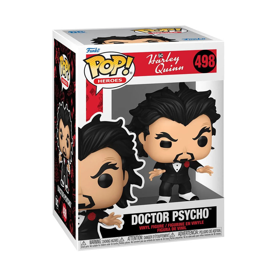 INSTOCK Harley Quinn Animated Series Doctor Psycho Funko Pop! Vinyl Figure #498