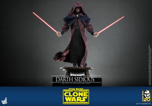 Load image into Gallery viewer, INSTOCK Star Wars: The Clone Wars TMS102 Darth Sidious 1/6th Scale Collectible Figure
