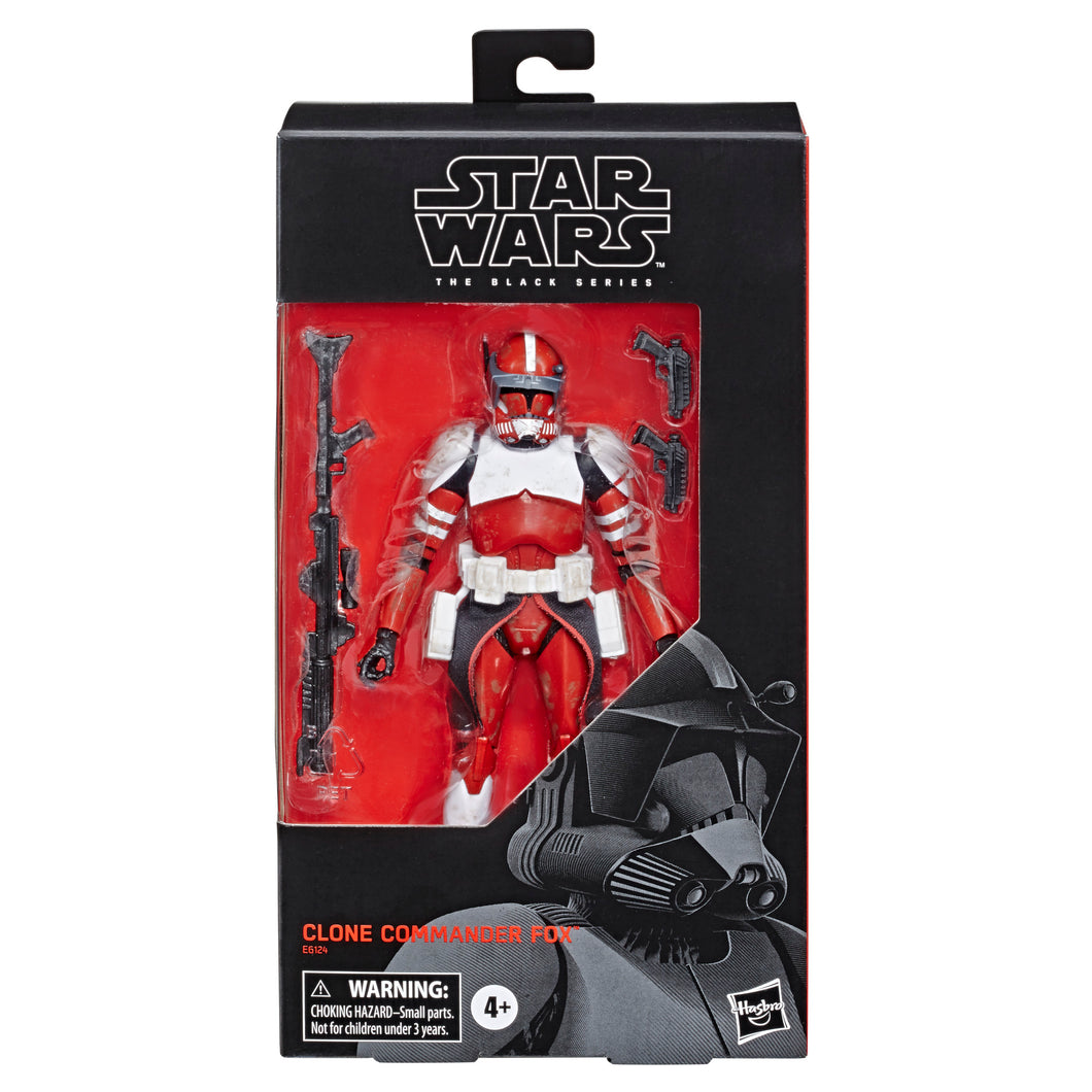 INSTOCK Star Wars The Black Series Clone Commander Fox, Star Wars: The Clone Wars Collectible 6 Inch Action Figure