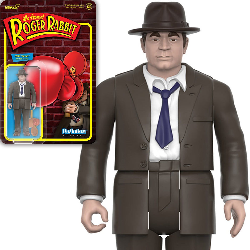 INSTOCK Who Framed Roger Rabbit? Eddie Valiant 3 3/4-Inch ReAction Fig –  Zed Collectibles