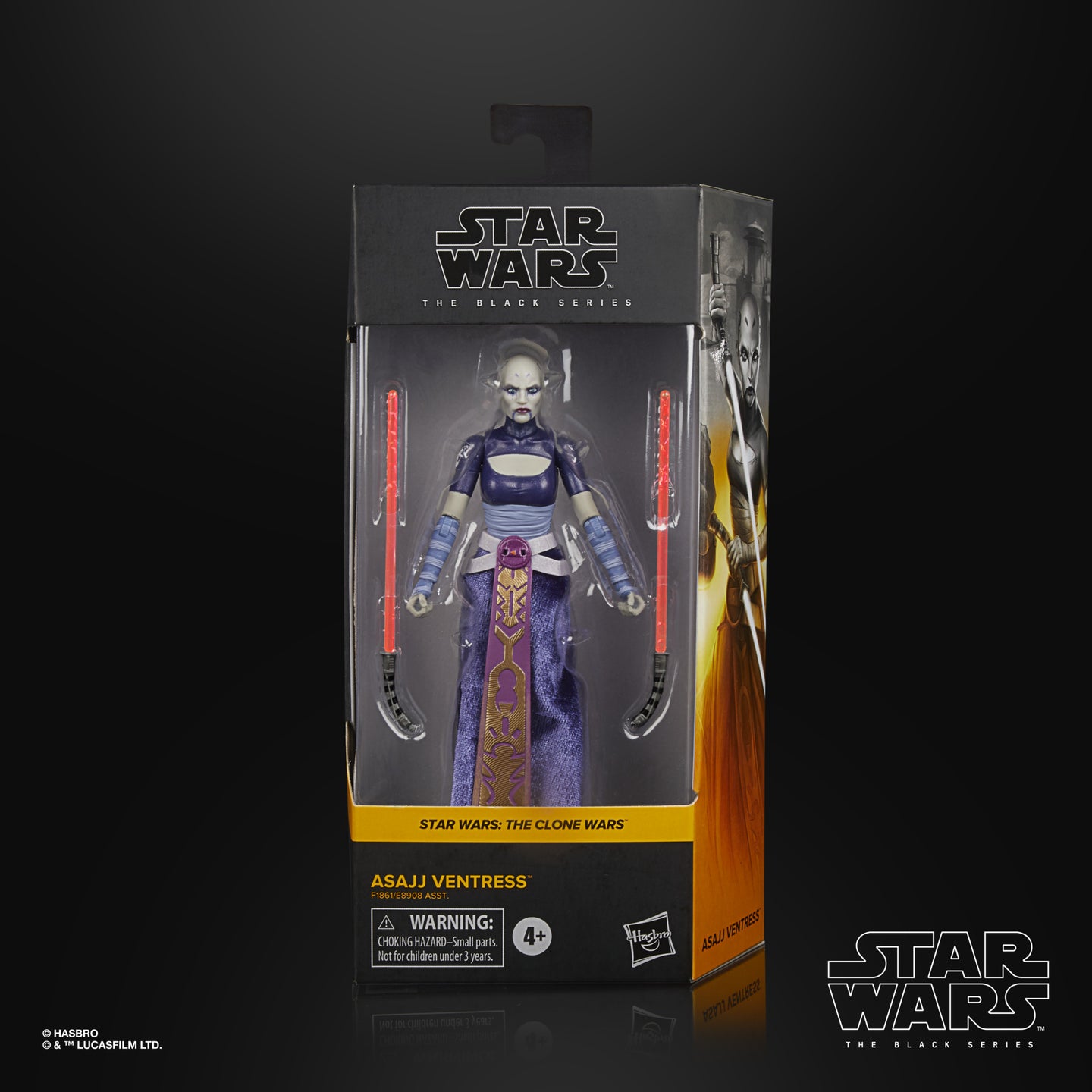 PRE ORDER Star Wars The Black Series Asajj Ventress Toy 6-Inch Scale Star Wars: The Clone Wars Collectible Figure, Ages 4 and Up