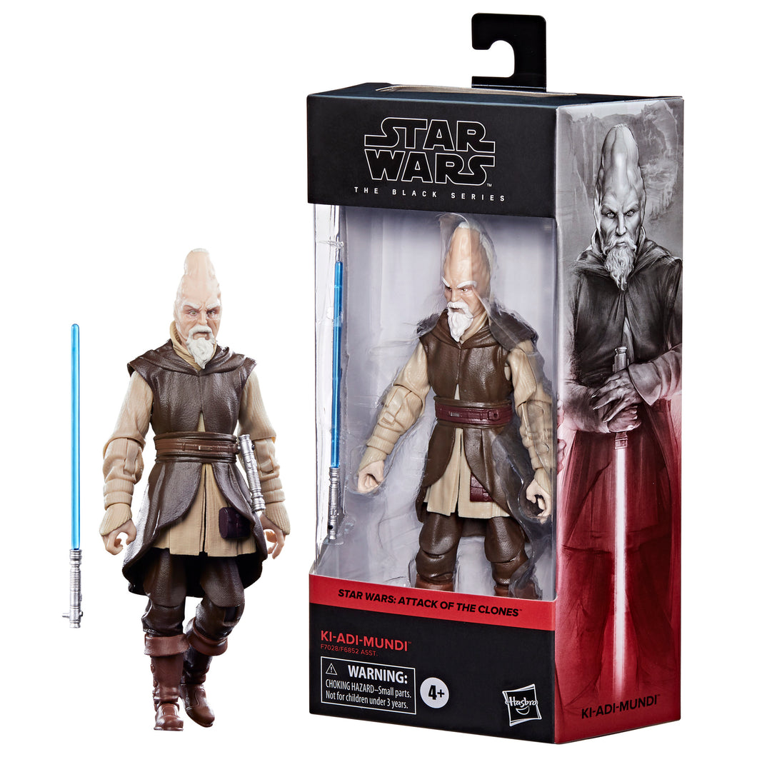 INSTOCK Star Wars The Black Series Ki-Adi-Mundi Star Wars: Attack of the Clones 6 Inch Action Figure