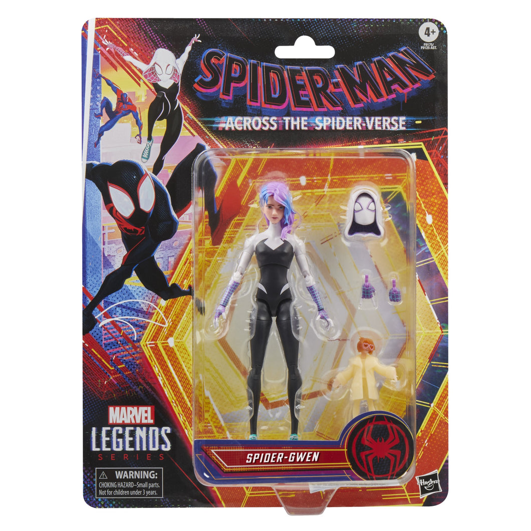 INSTOCK Marvel Legends Series Spider-Gwen, Spider-Man: Across the Spider-Verse Collectible 6 Inch Action Figure