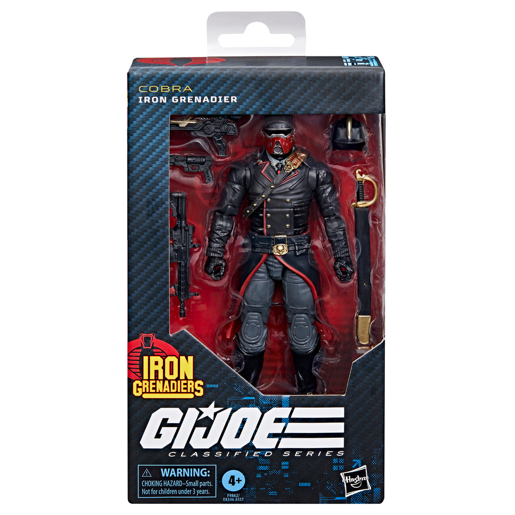 INSTOCK G.I. Joe Classified Series #132, Iron Grenadier, 6” Action Figure