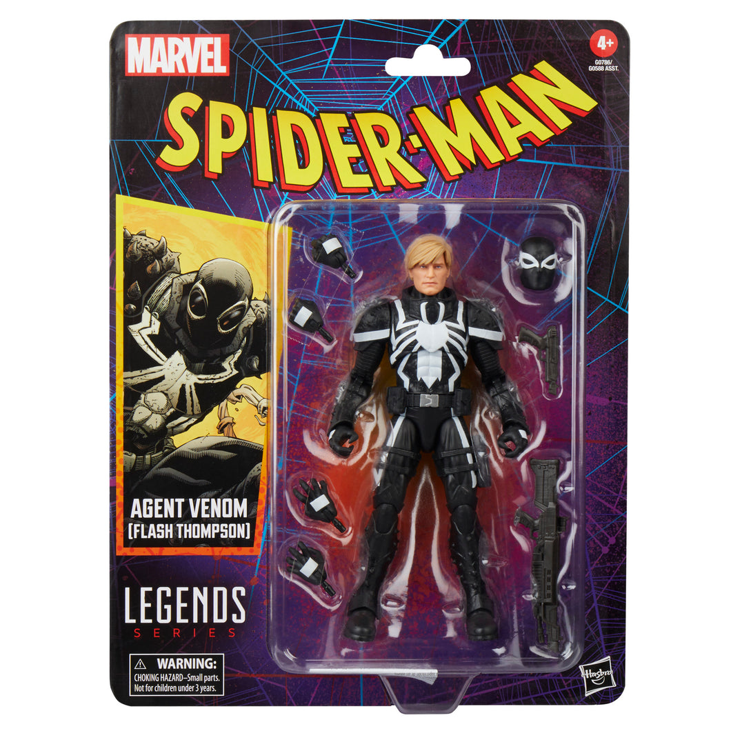 PRE ORDER Marvel Legends Series Agent Venom (Flash Thompson) Comics Action Figure