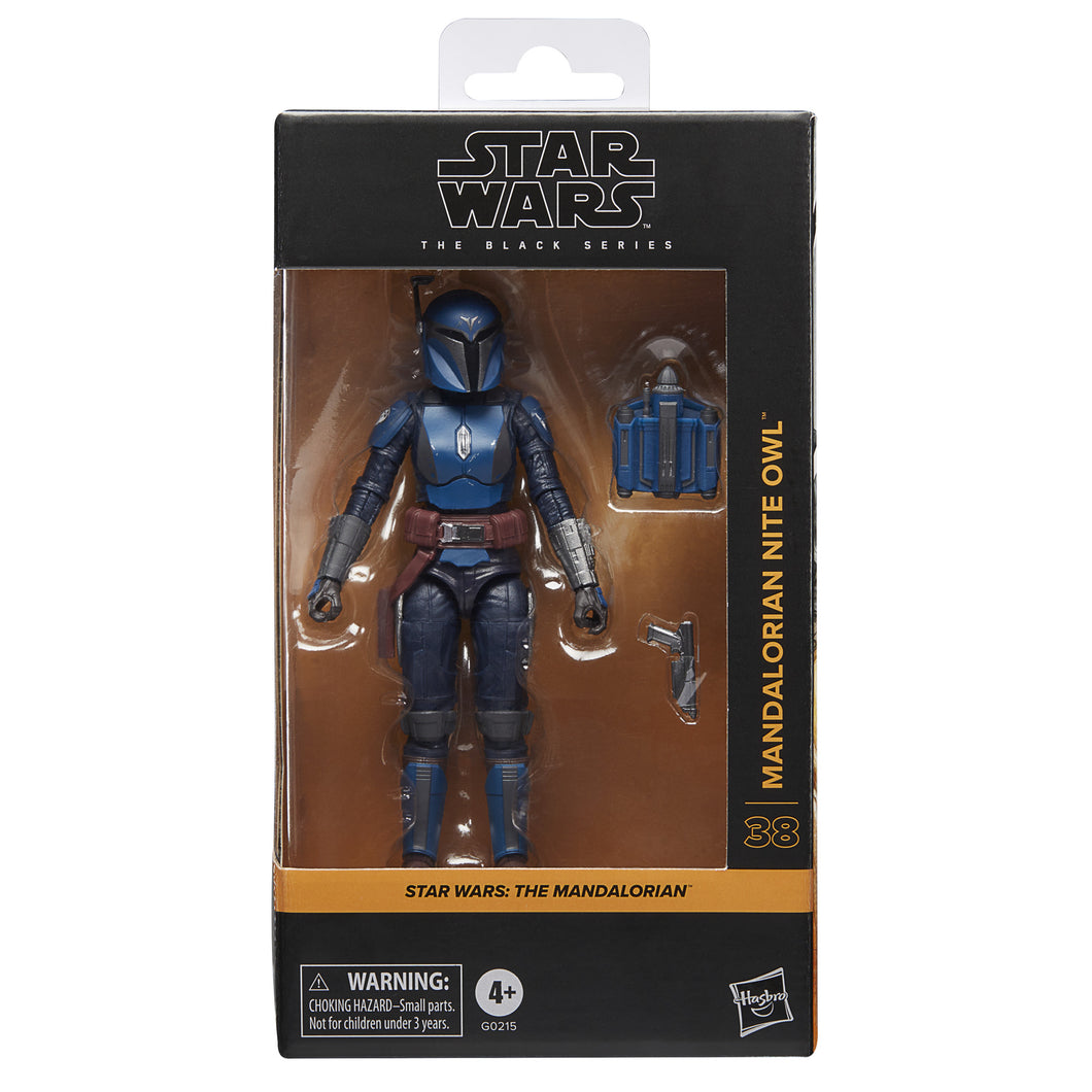 INSTOCK Star Wars The Black Series Mandalorian Nite Owl, Star Wars: The Mandalorian Collectible 6 Inch Action Figure