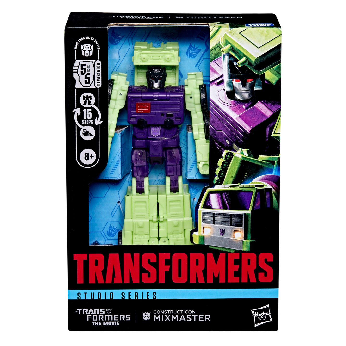 PRE ORDER (RESTOCK) Transformers Studio Series Voyager Class The Transformers: The Movie Constructicon Mixmaster Action Figure