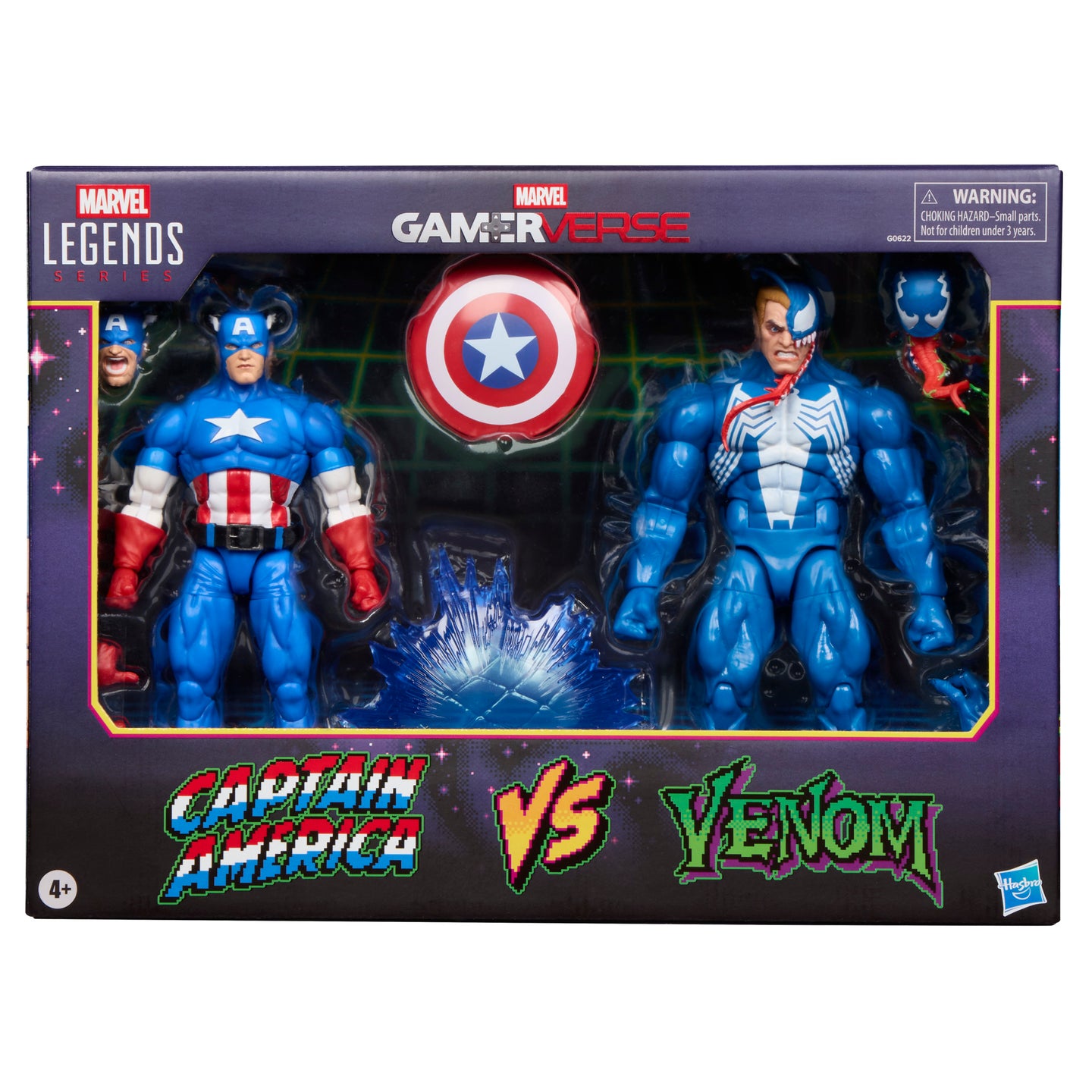 PRE ORDER Marvel Legends Series Gamerverse Captain America vs Venom Action Figure Collectibles