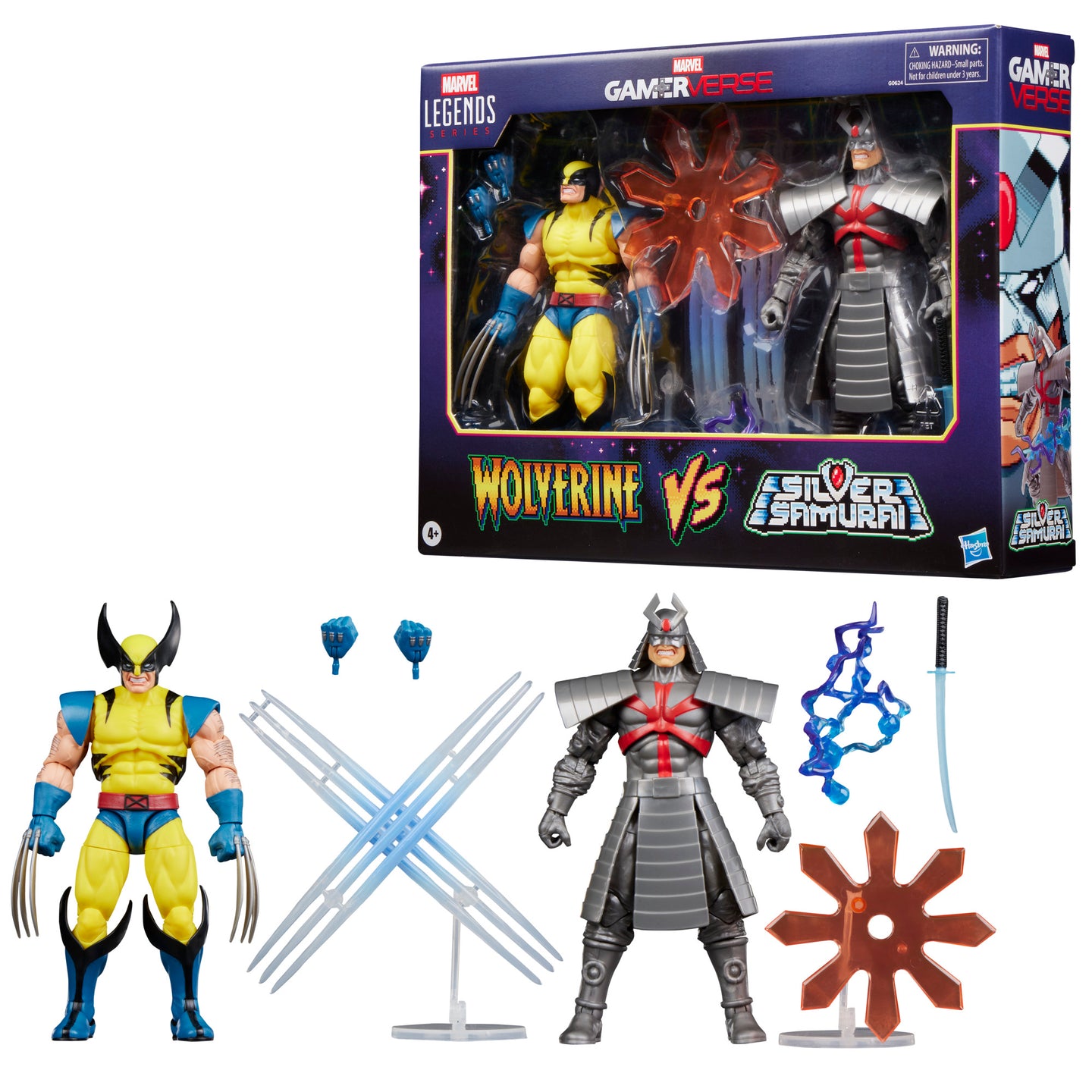 PRE ORDER Marvel Legends Series Gamerverse Wolverine vs Marvel's Silver Samurai Action Figure Collectibles