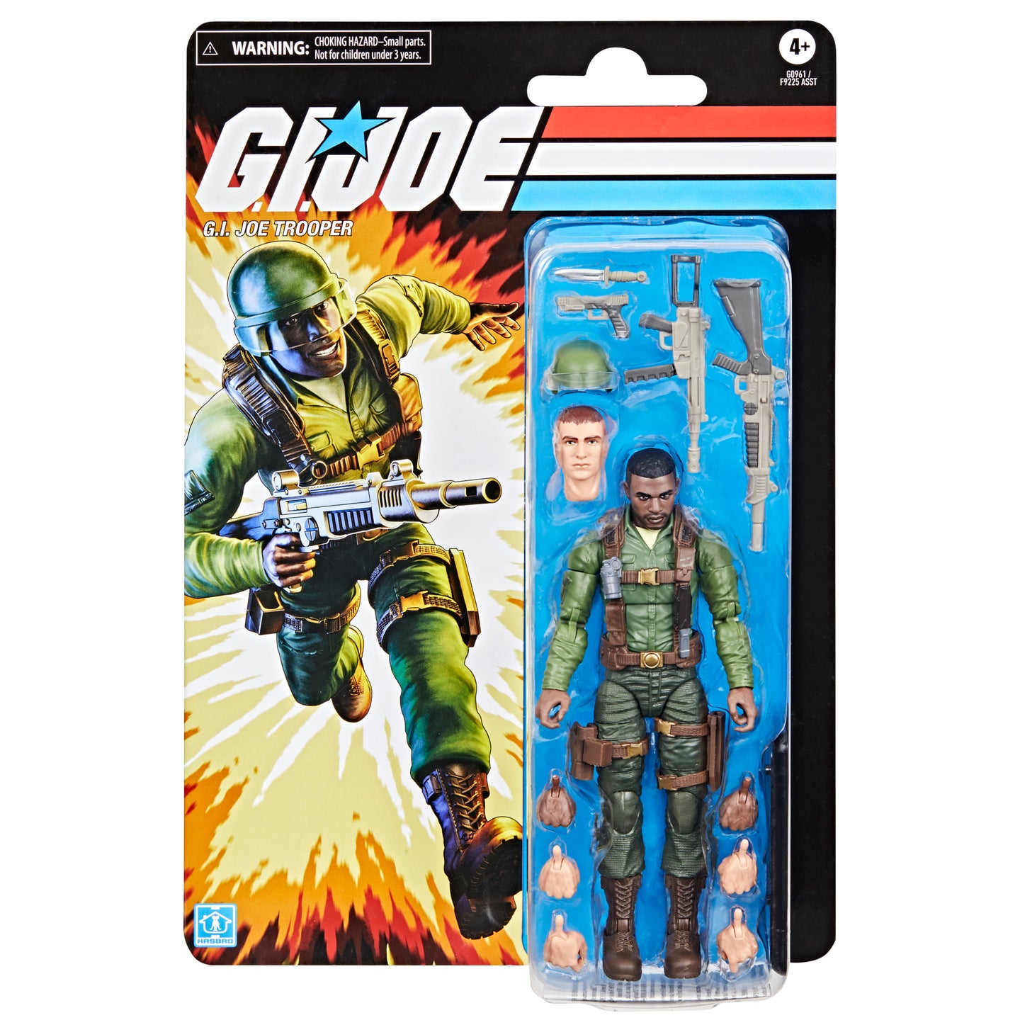 PRE ORDER G.I. Joe Classified Series Retro Cardback, G.I. Joe Trooper Action Figure