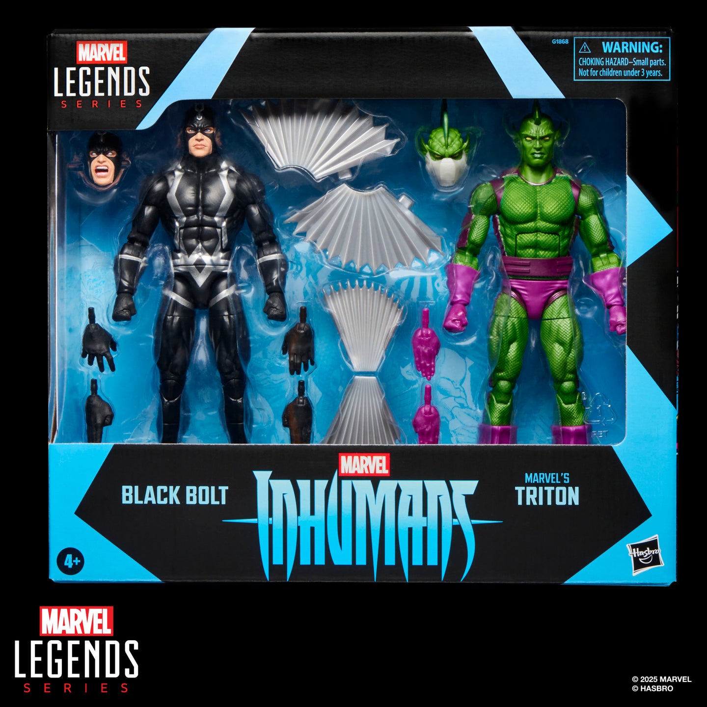 PRE ORDER Marvel Legends Series Inhumans Black Bolt & Marvel’s Triton Action Figure Two-Pack