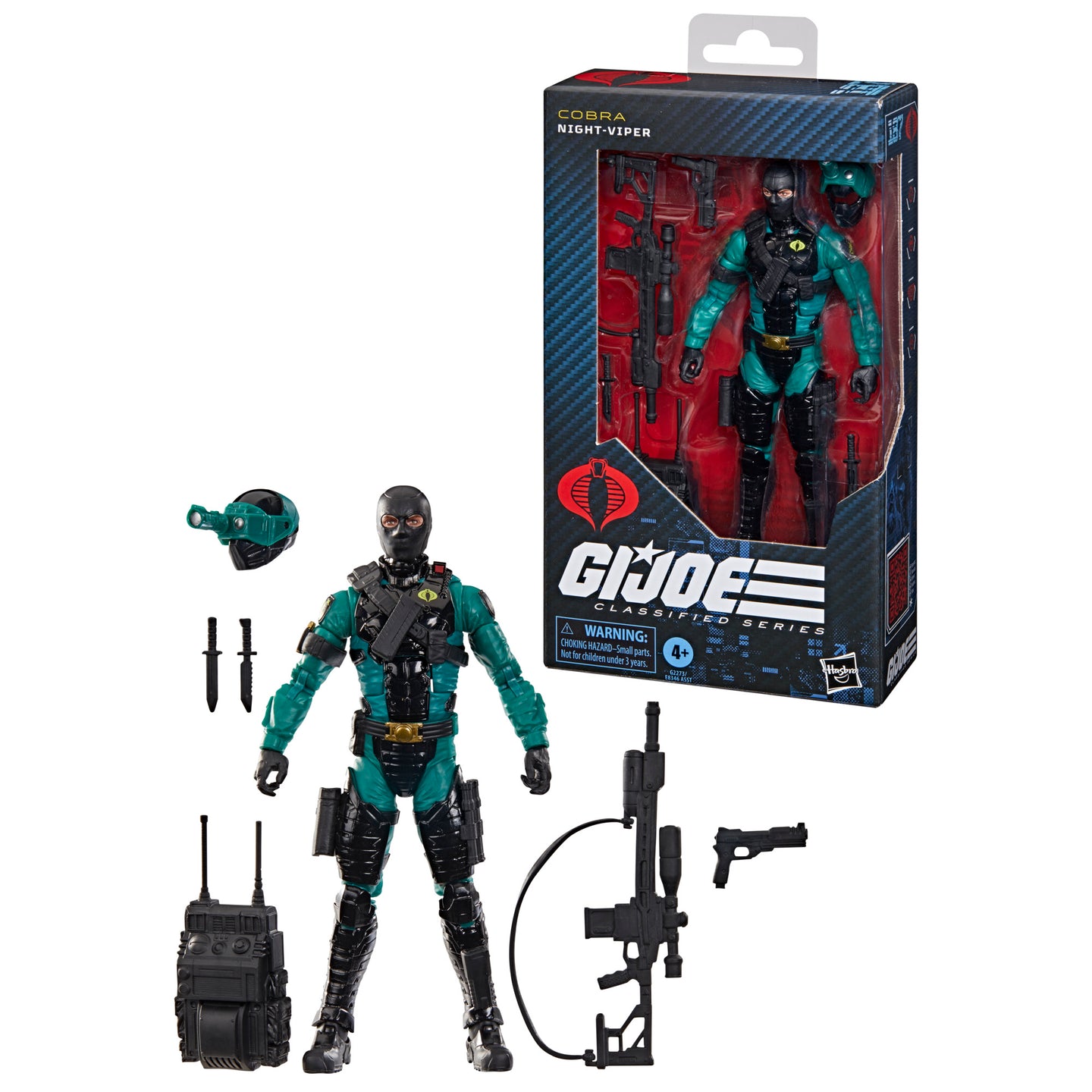 PRE ORDER G.I. Joe Classified Series #187, Night-Viper Action Figure