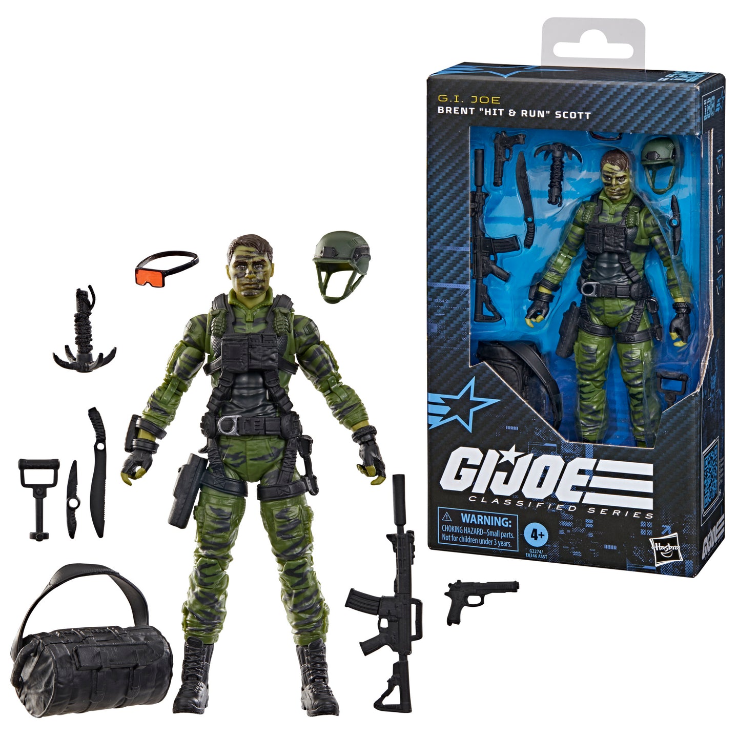 PRE ORDER G.I. Joe Classified Series #188, Brent “Hit & Run” Scott Action Figure
