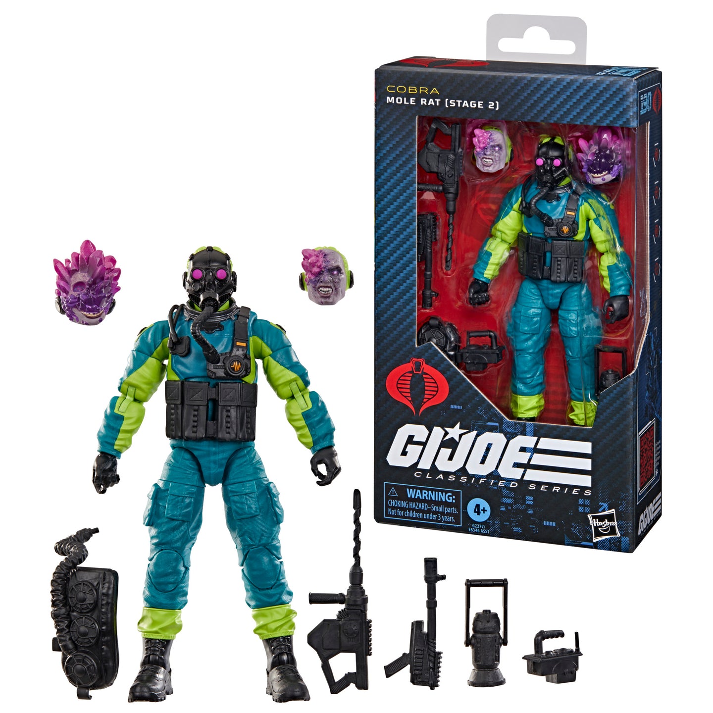 PRE ORDER G.I. Joe Classified Series #190, Mole Rat (Stage 2) Action Figure