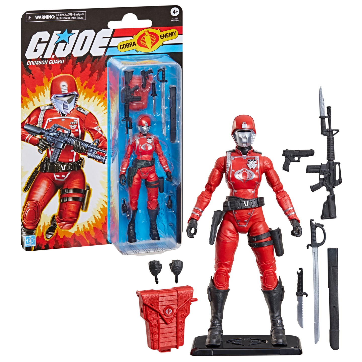 PRE ORDER G.I. Joe Classified Series Retro Cardback, Crimson Guard Action Figure