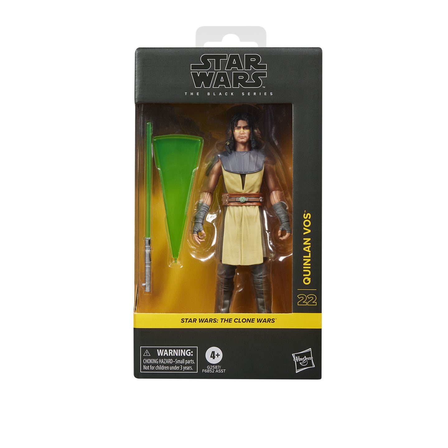PRE ORDER Star Wars The Black Series Quinlan Vos, Star Wars: The Clone Wars Premium Collectible 6 Inch Action Figure