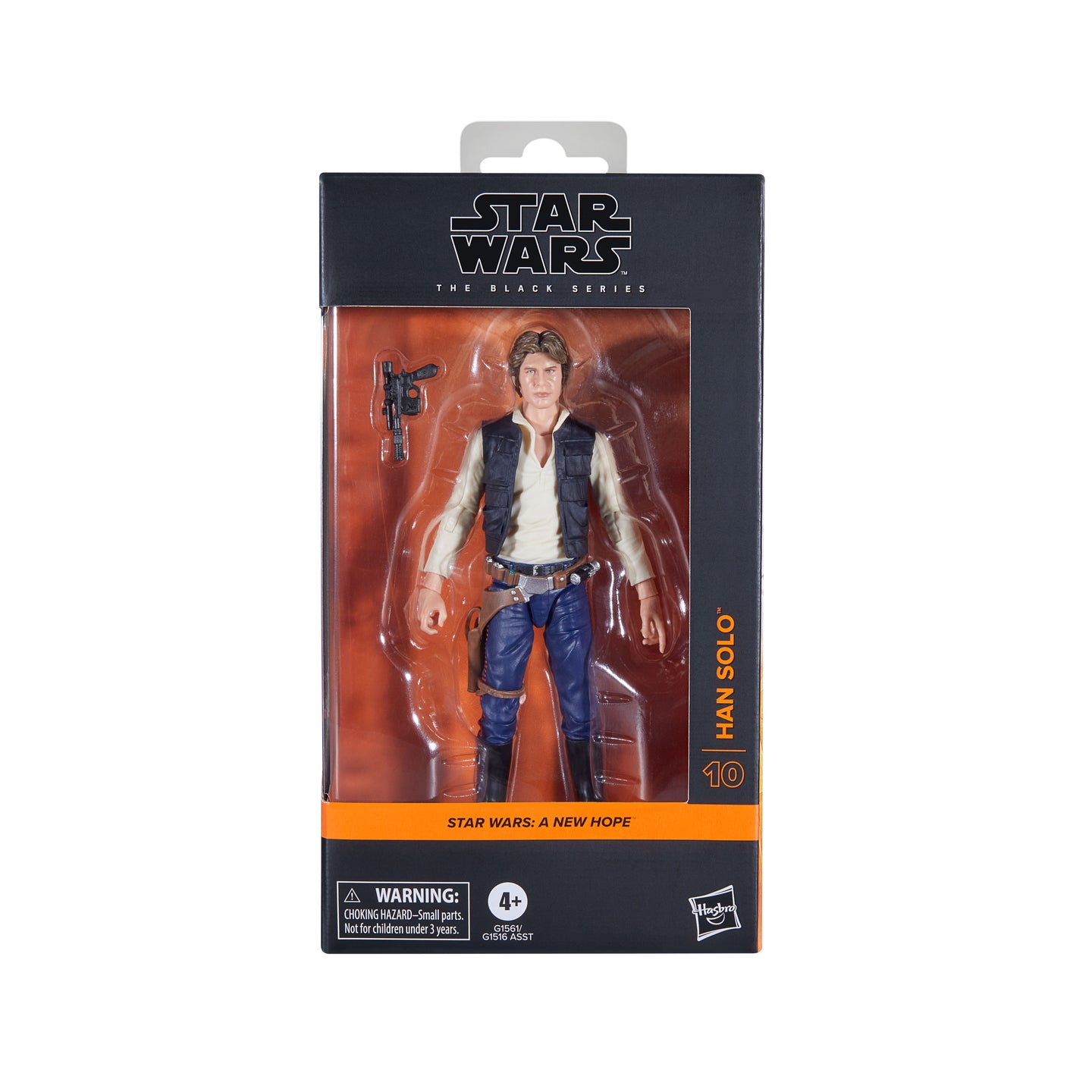 PRE ORDER Star Wars The Black Series Han Solo, Star Wars: A New Hope Premium Collectible 6 Inch Action Figure