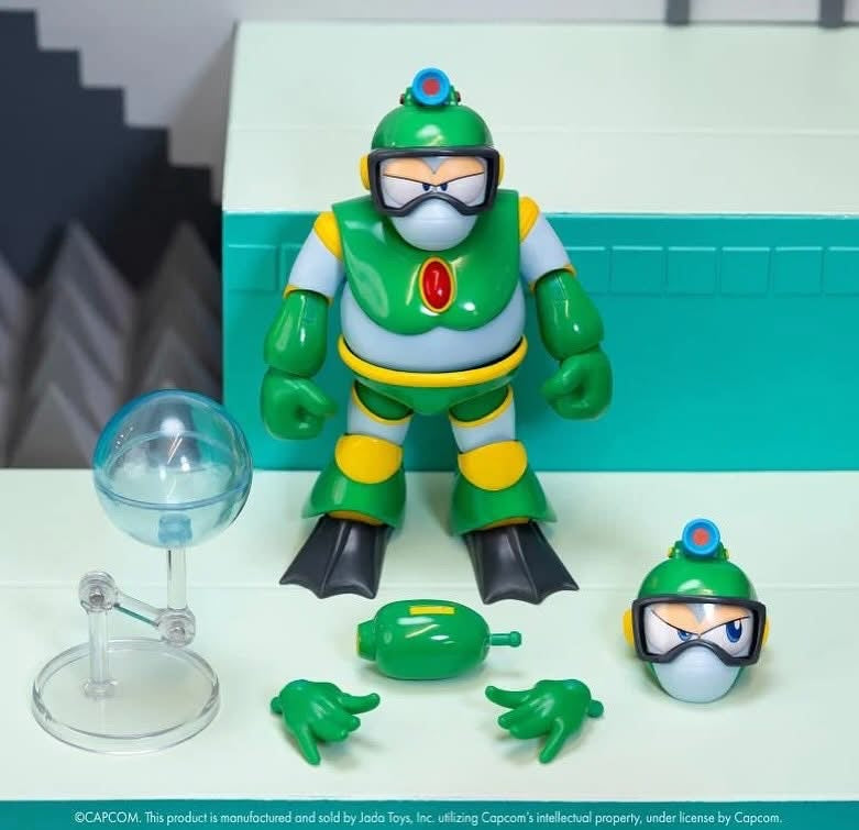 PRE ORDER Mega Man Bubble Man Deluxe 1:12 Scale Action Figure