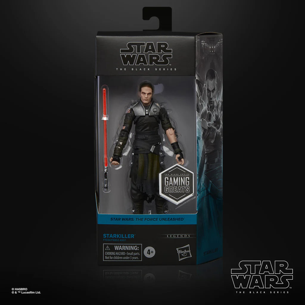 PRE ORDER  STAR WARS THE BLACK SERIES STARKILLER, STAR WARS: THE FORCE UNLEASHED 6 INCH ACTION FIGURE ( RERUN )