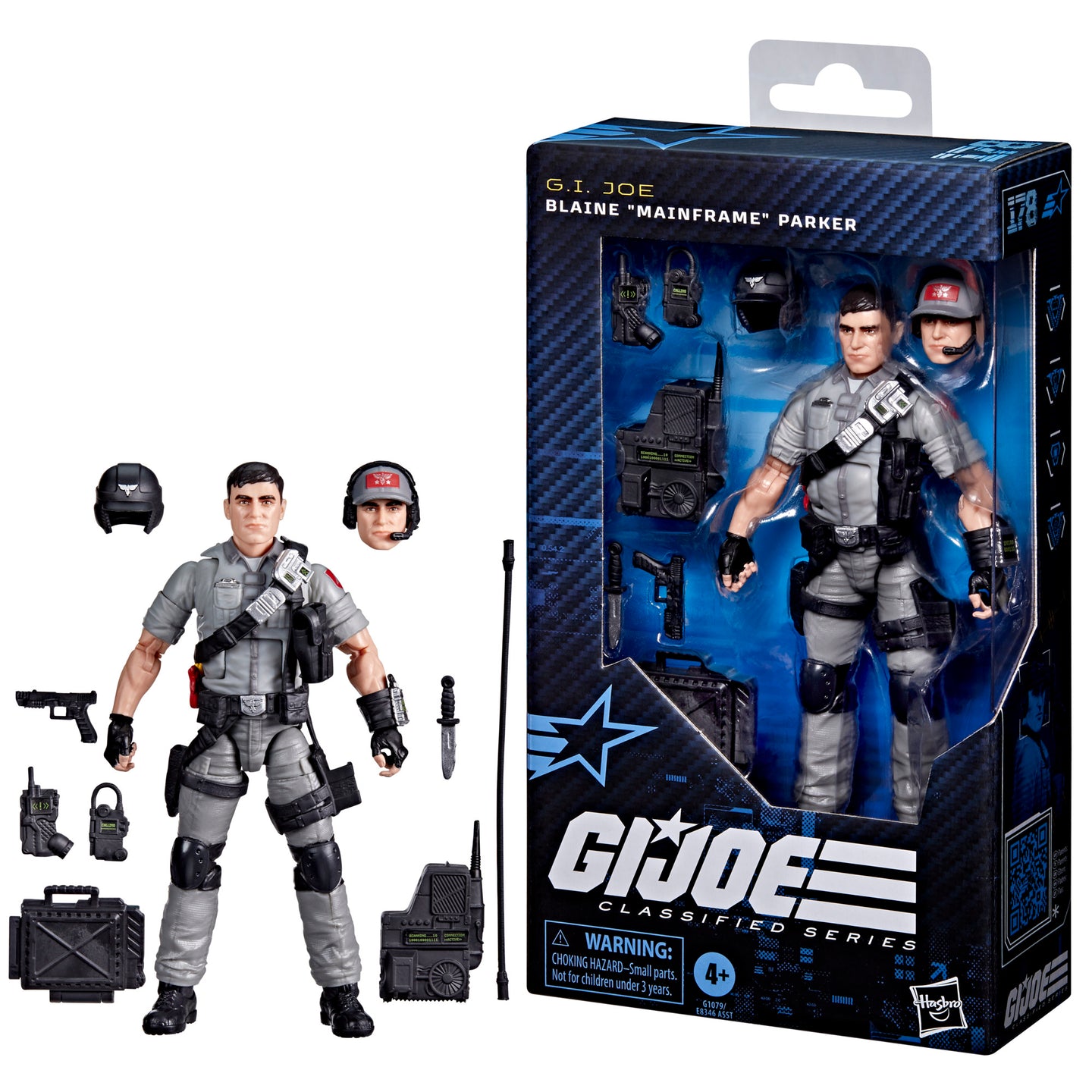 PRE ORDER G.I. Joe Classified Series #178, Blaine “Mainframe” Parker, 6” Action Figure