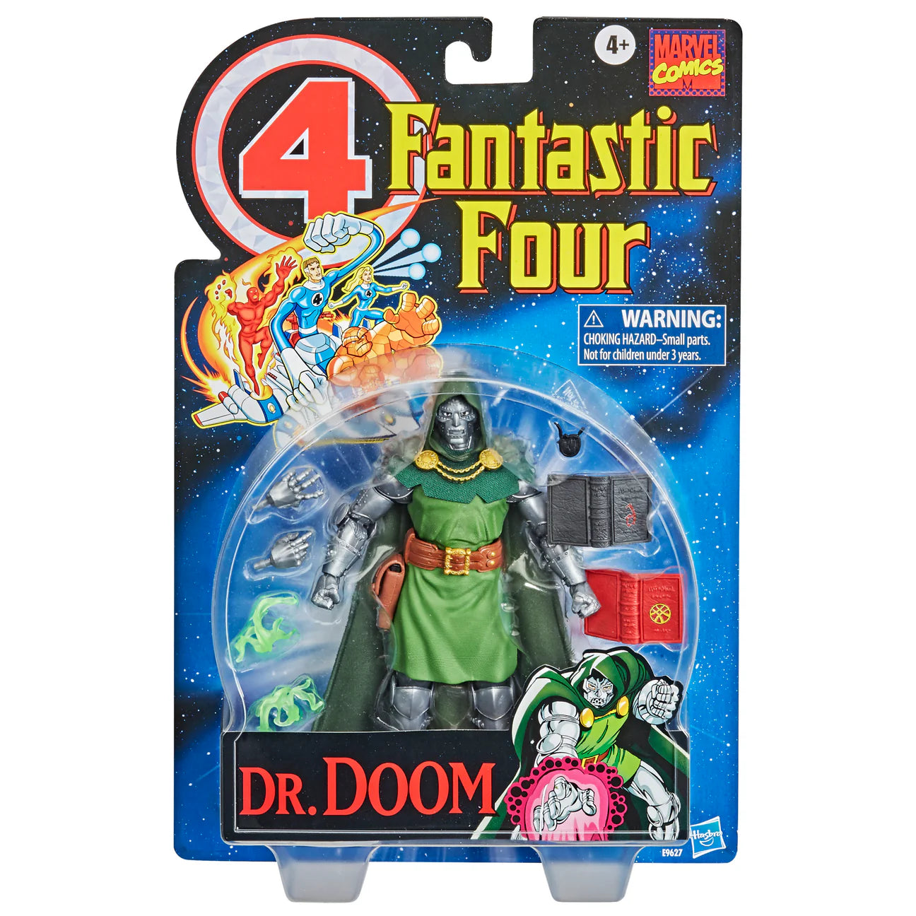 INSTOCK MARVEL LEGENDS SERIES FANTASTIC FOUR RETRO DR. DOOM 6 INCH ACTION FIGURE ( RERUN )