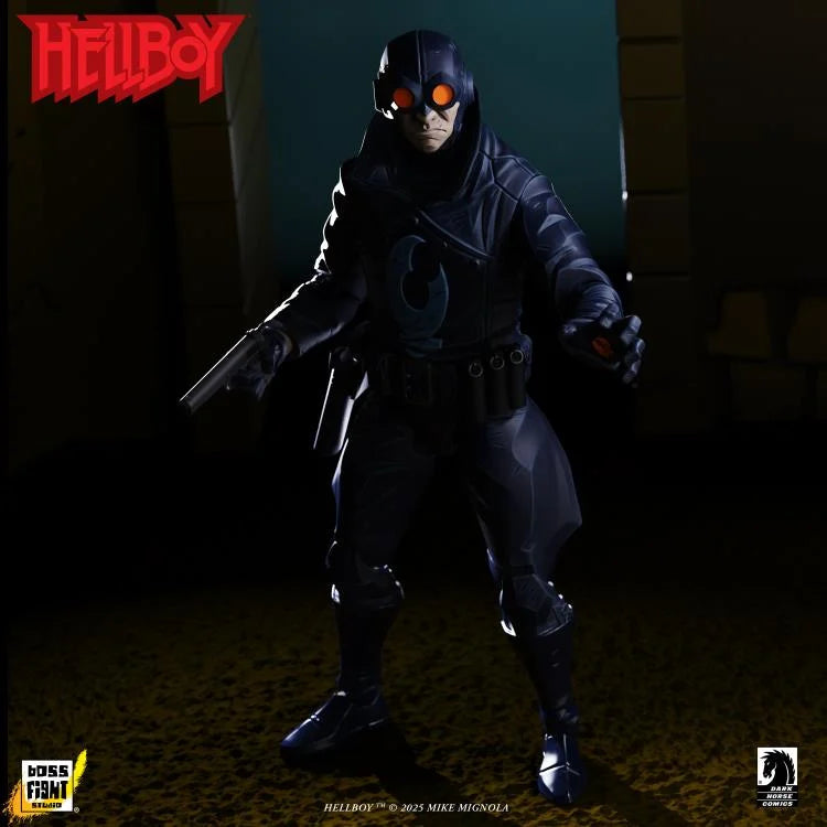 PRE ORDER Hellboy Lobster Johnson The Iron Prometheus 1:12 Scale Wave 1 Action Figure