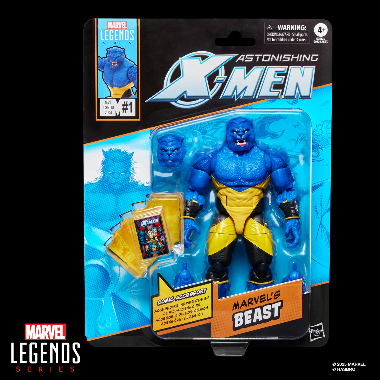 PRE ORDER MARVEL LEGENDS SERIES MARVEL'S BEAST, X-MEN COMICS-INSPIRED 6 INCH ACTION FIGURE