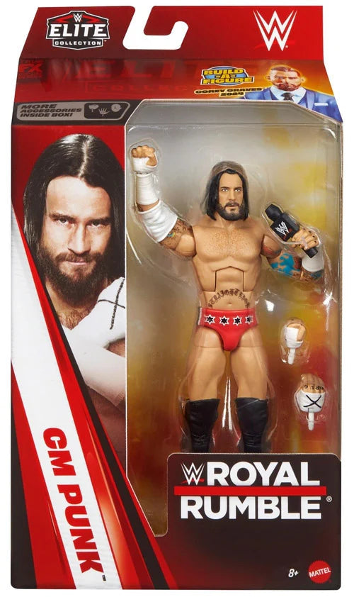 PRE ORDER WWE ELITE ROYAL RUMBLE 2026 CM PUNK ACTION FIGURE