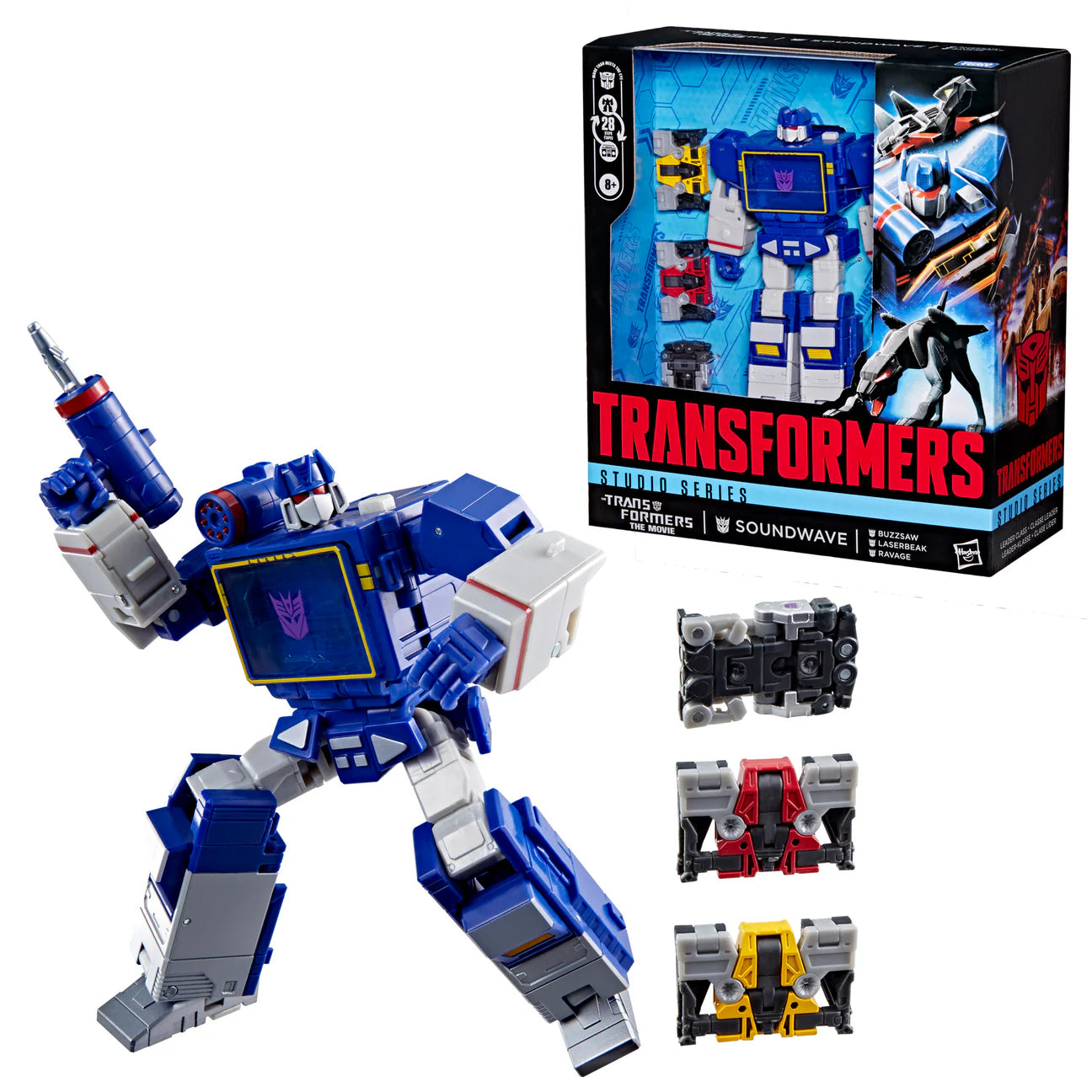 PRE ORDER TRANSFORMERS STUDIO SERIES THE TRANSFORMERS: THE MOVIE LEADER CLASS SOUNDWAVE ACTION FIGURE