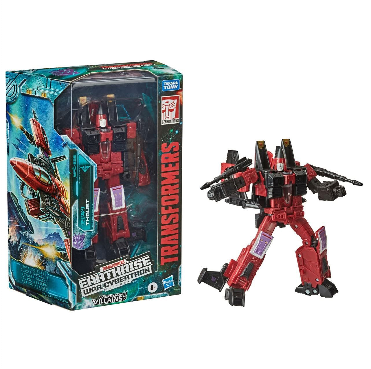 PRE ORDER Transformers Toys Generations War for Cybertron: Earthrise Voyager WFC-E26 Thrust, 7-inch