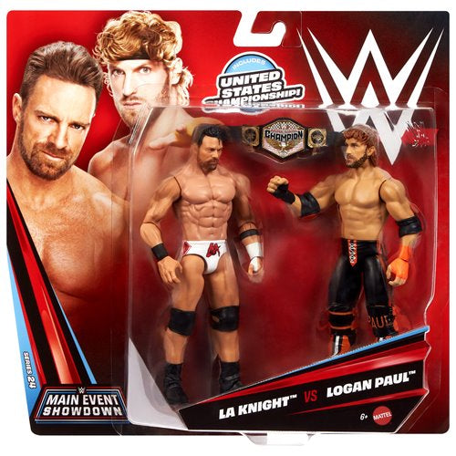 PRE ORDER WWE Championship Showdown Series 24 Action Figure 2-Pack -LOGAN PAUL VS LA KNIGHT