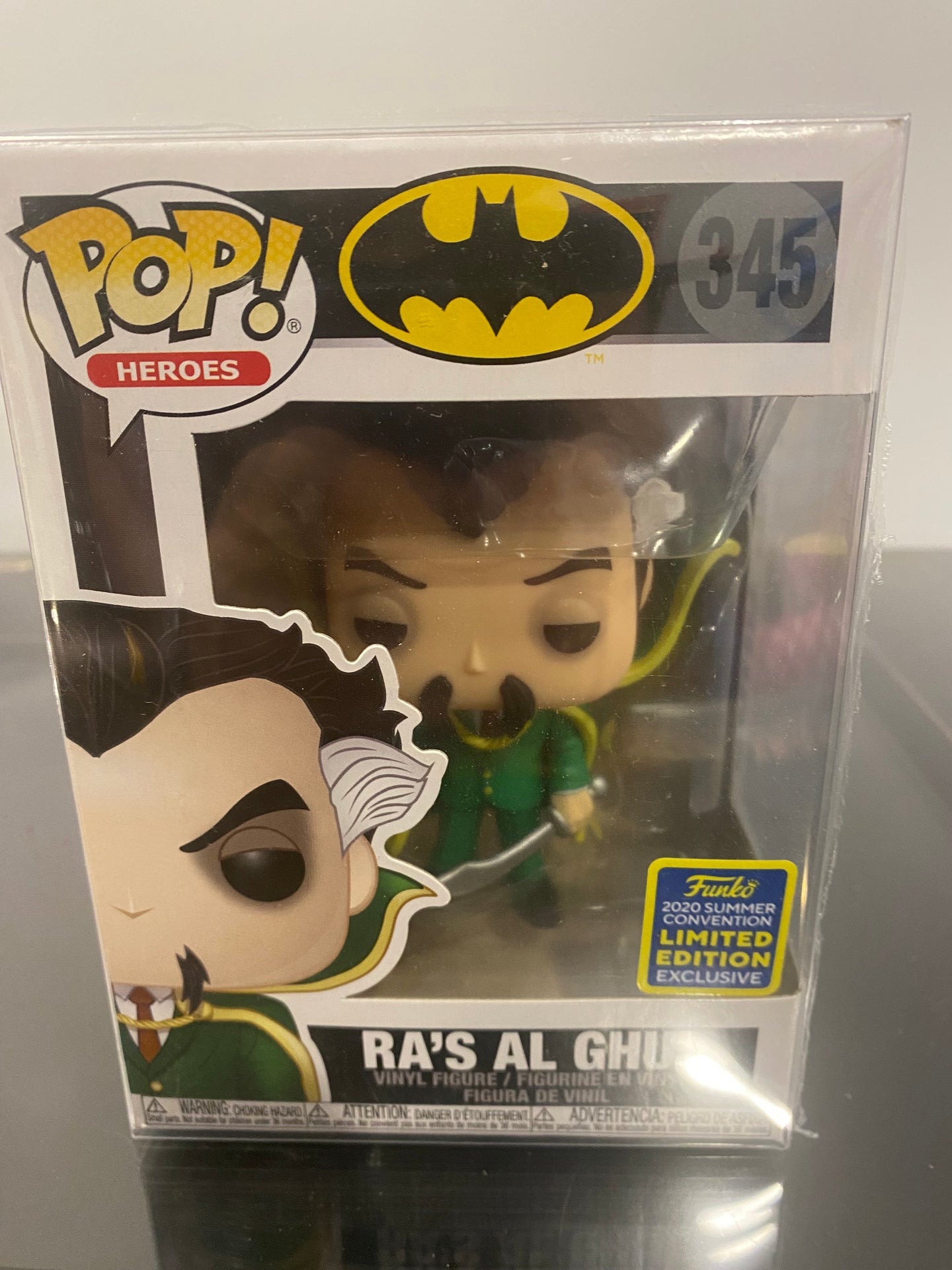 INSTOCK FUNKO RA'S AL GHUL #345 2020 SUMMER CONVENTION SHARED EXCLUSIVE