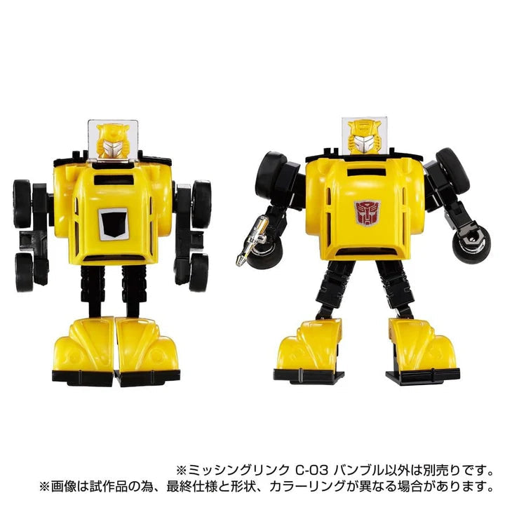 PRE ORDER TRANSFORMERS TAKARA TOMY MISSING LINK C-03 BUMBLEBEE CONVERTING ACTION FIGURE