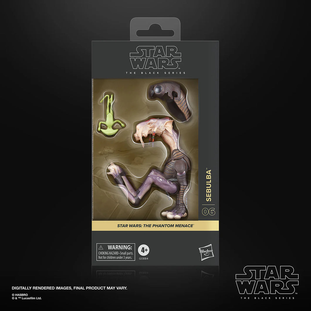 PRE ORDER STAR WARS THE BLACK SERIES SEBULBA, STAR WARS: THE PHANTOM MENACE PREMIUM COLLECTIBLE 6 INCH ACTION FIGURE