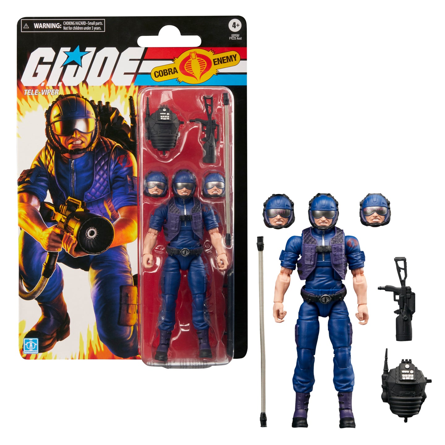 PRE ORDER G.I. Joe Classified Series Retro Cardback, Tele-Viper Action Figure